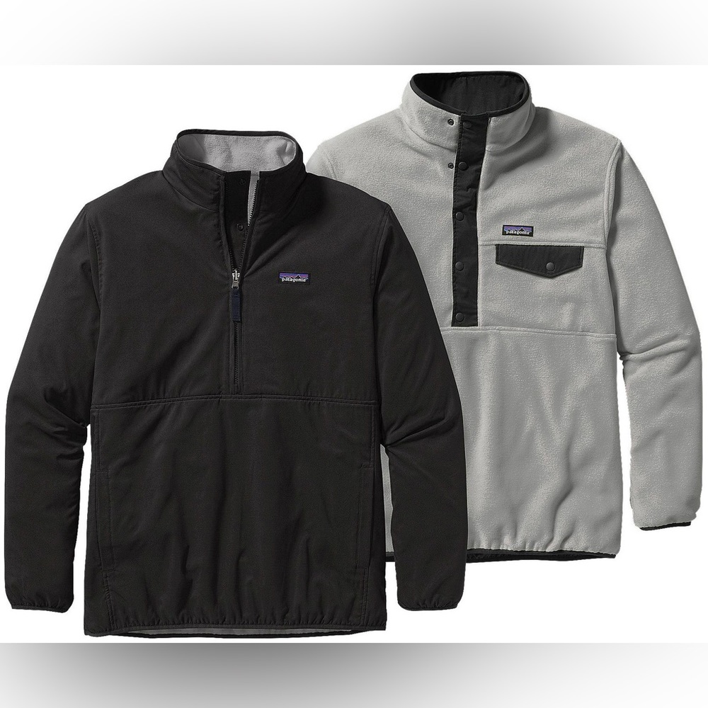 Patagonia Reversible Snap-T Glissade Saltillo Fleece Pullover Synchilla Large